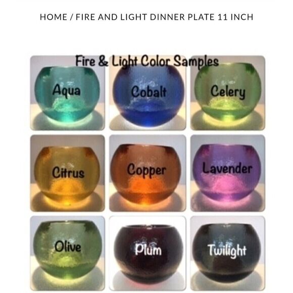 Fire and Light Cobalt BLUE Recycled Glass Tumbler 12oz. Art Glass EUC *Flaw Read - Picture 13 of 16